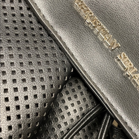 Christian Siriano Black Leather Backpack - Picture 9 of 9